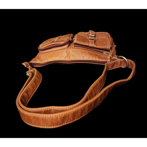 Unionbay brown faux leather crossbody bag - Picture 7 of 7